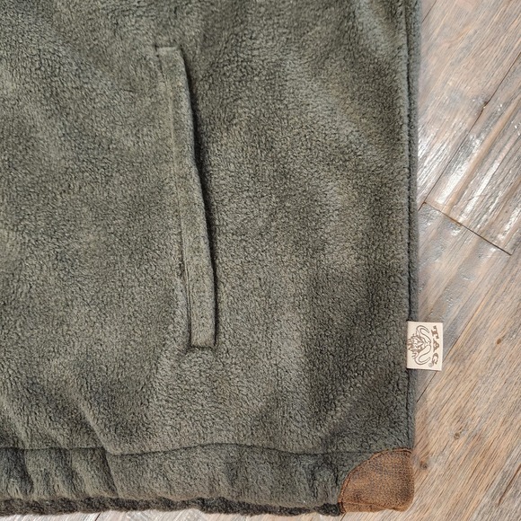 TAG SAFARI Outdoor Clothing Fleece Full Zip Green RealTree Camo Jacket Mens 2XL - Picture 5 of 11